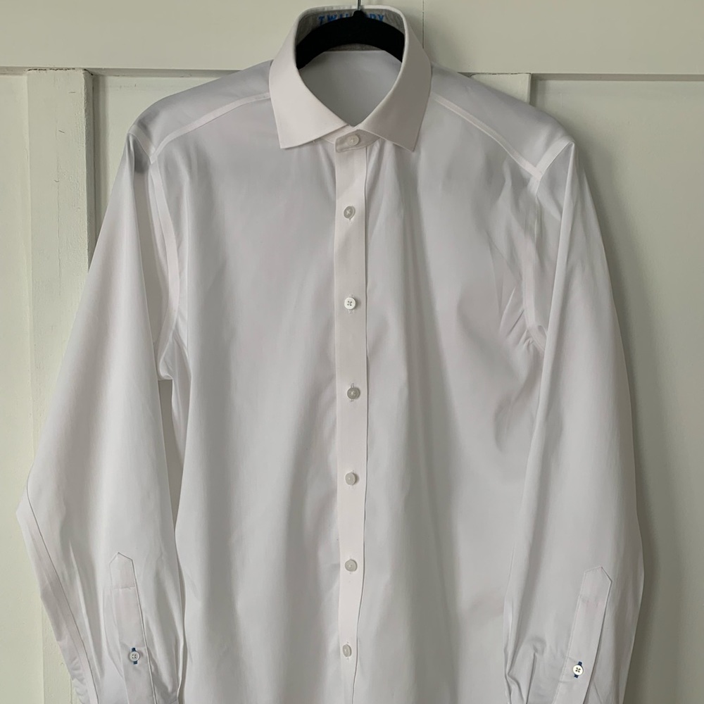 Twillory plain white dress shirt - never worn